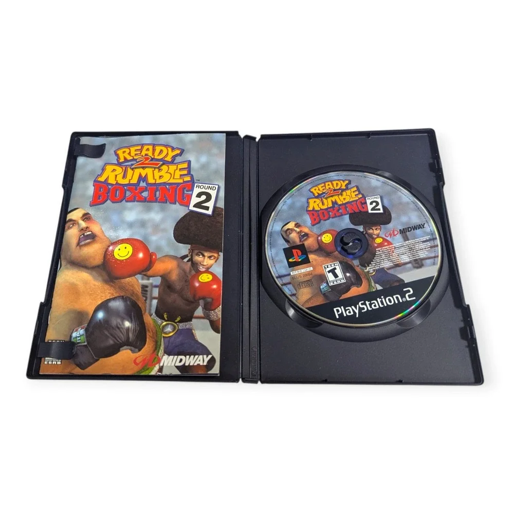 Midway Ready 2 Rumble Boxing Round 2 Sony PlayStation 2 PS2 CIB Complete